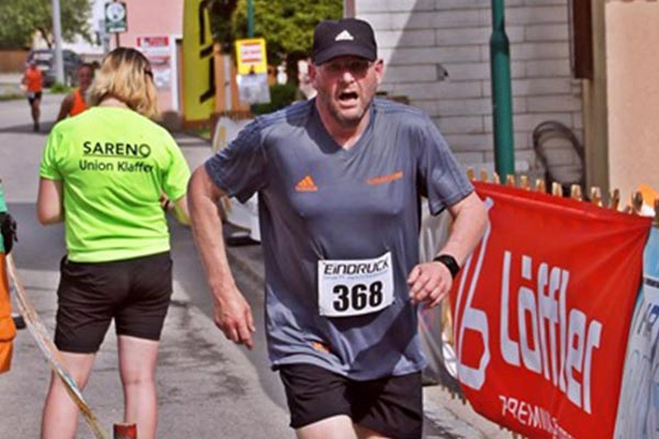 Hans Küblböck beim Klaffer Seenlauf 2019