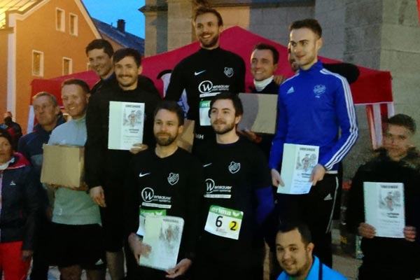 Siegerehrung (Staffellauf) Stadtlauf Freyung 2019